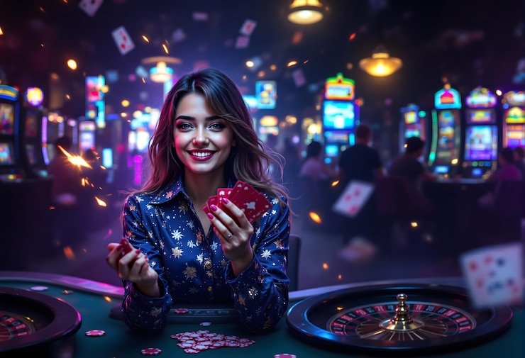 Antarmuka aplikasi bonsai4d di perangkat Android menampilkan menu utama dengan permainan kasino live-dealer dan pasar olahraga